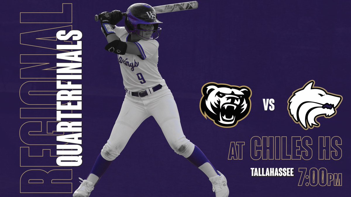 🚨6A <a href="/FHSAA/">FHSAA</a> REGIONAL QUARTERFINALS 🚨 

The Bears are off to Tallahassee today to take on the Timberwolves <a href="/Chiles_Softball/">Chiles Softball</a> 🐻🥎🐺

⏰7:00pm 

#Mash4Mark #Rally4Roz #RoadToClermont
