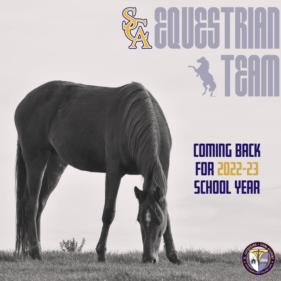 SCAwixom's tweet photo. More good news for the 2022-23 school year... #SCA will have an Equestrian Team! Learn more at our upcoming #OPENHOUSE, May 19, 4-6 PM. βππ΄#GooooSTARS #SCAreason #SCAleadership #femininegenius https://t.co/Vw34pUC44M https://t.co/ufy0se2Yhd