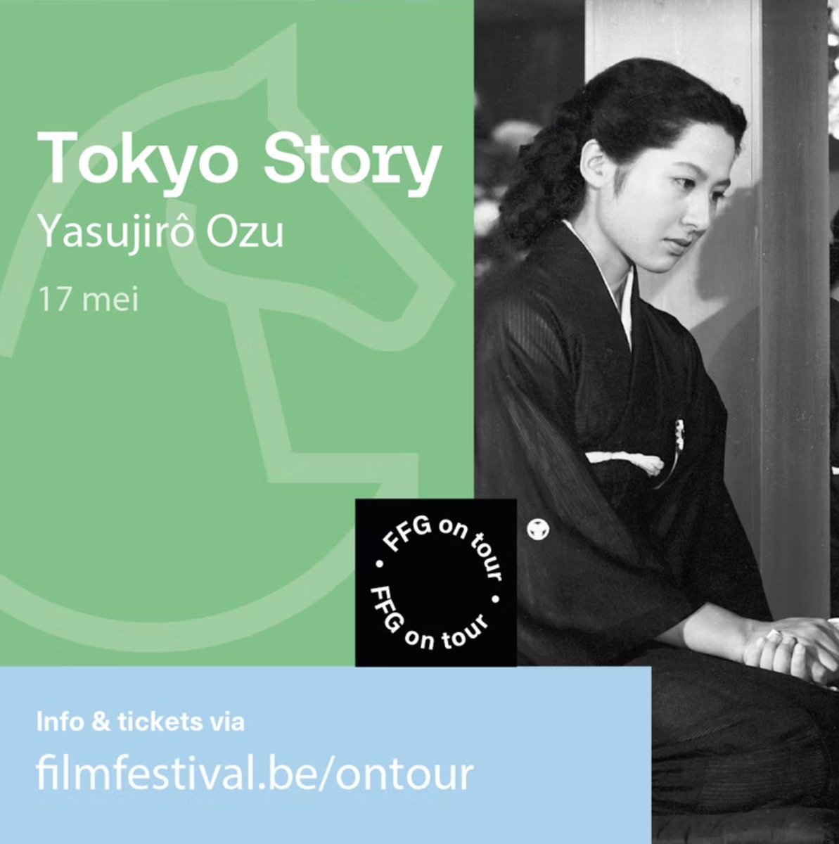 JapanSquare's tweet image. Al tickets voor Tokyo Story? Laat deze kans zeker niet liggen om dit meesterwerk van Yasujiro Ozu op het grote scherm te zien! Via Film Fest on Tour kun je nu ook wat extra context van Tim Deschaumes en een review van Patrick Duynslaegher lezen!
filmfestival.be/en/year-round/…