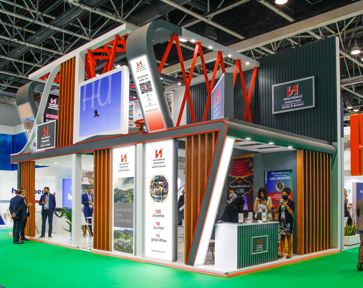 exhibitv3's tweet photo. We are proud to have built @swissbelhotel 's exhibition stand for ATM 2022 at Dubai World Trade Centre!

#design #travel #events #dubai #video #dwtc #hotels #atmdubai2022 #atmdubai #dubai #3ddesign #render #exhibitions #exhibitionstand #design #design #construction #contractor https://t.co/tB0x3RH5Fv