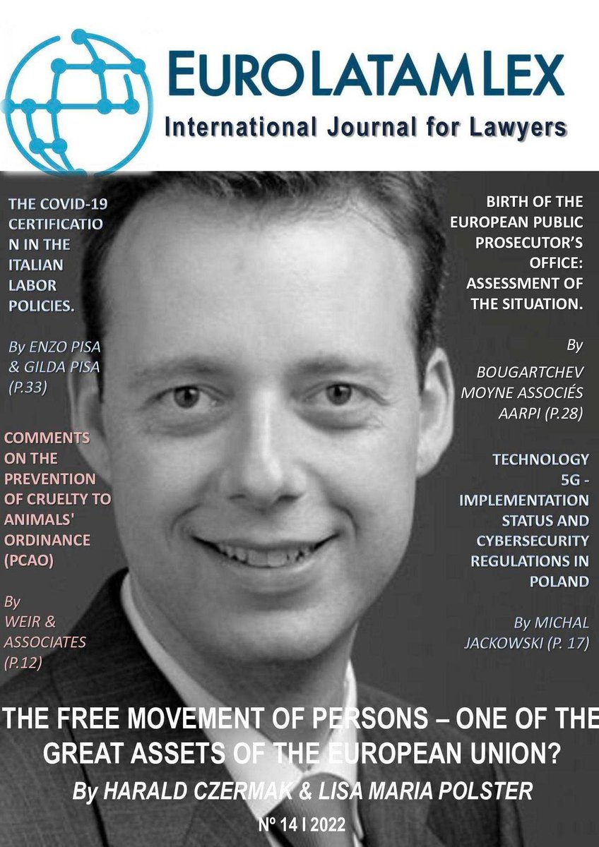 EURO LATAM-LEX publishes the 14th edition of the International Journal for Lawyer Euro Latam Lex. Available in this link: 

lnkd.in/dYpbPypt