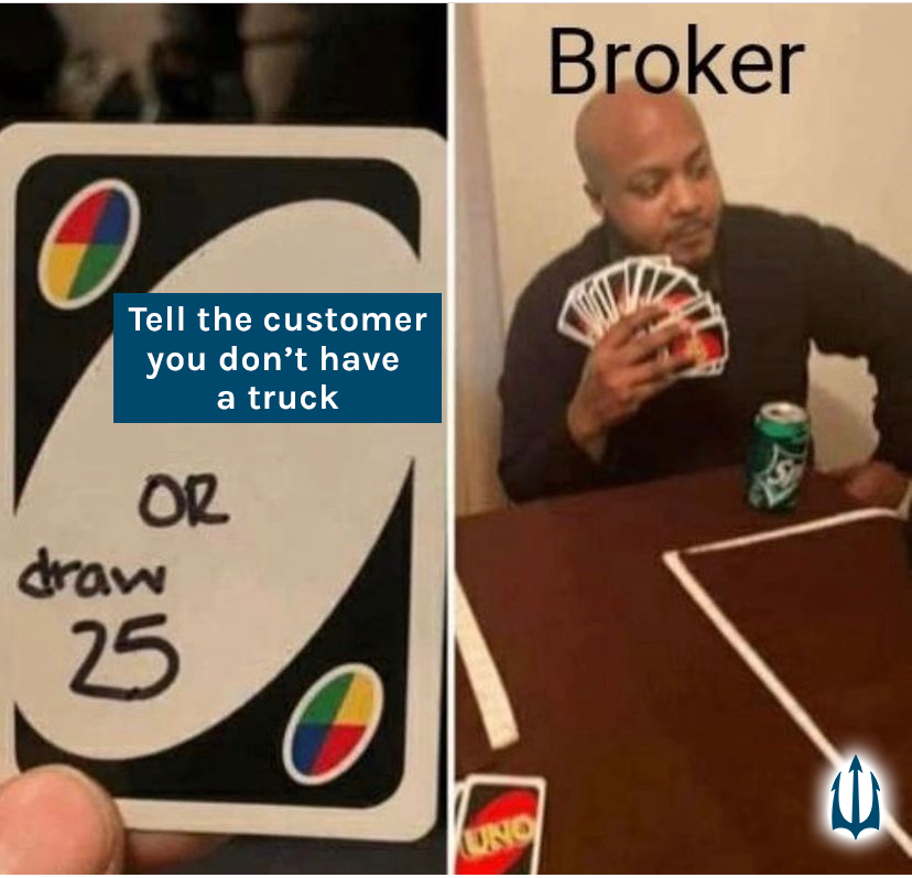 tridenttrans's tweet photo. we go above๐and๐beyond๐ for our clients #freightmeme #broker https://t.co/mnh3FrRvJz