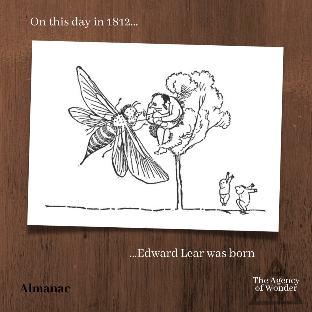 AgencyOfWonder's tweet photo. The artist, composer, and poet Edward Lear (1812-1888) was born in Holloway.

Famous for ‘The Owl and the Pussycat’ and many nonsense poems, Lear occasionally hid behind playful pseudonyms such as ‘Mr Abebika Kratoponoko Prizzikalo Kattefello Ablegorabalus Ableborinto Phashyph’. https://t.co/EXGahLqRvu