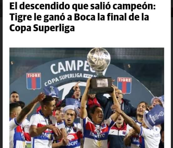 -Ellos: "¿Gallina cómo vas a quedar afuera con Tigre?jaj".

-Ellos con Tigre: