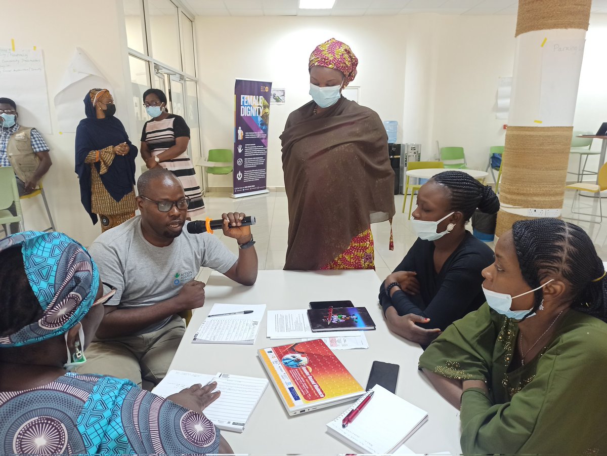 Ongoing - case management of SGBV on men and boys here <a href="/AUNigeria/">AUN</a> during the session on case management of male survivors.