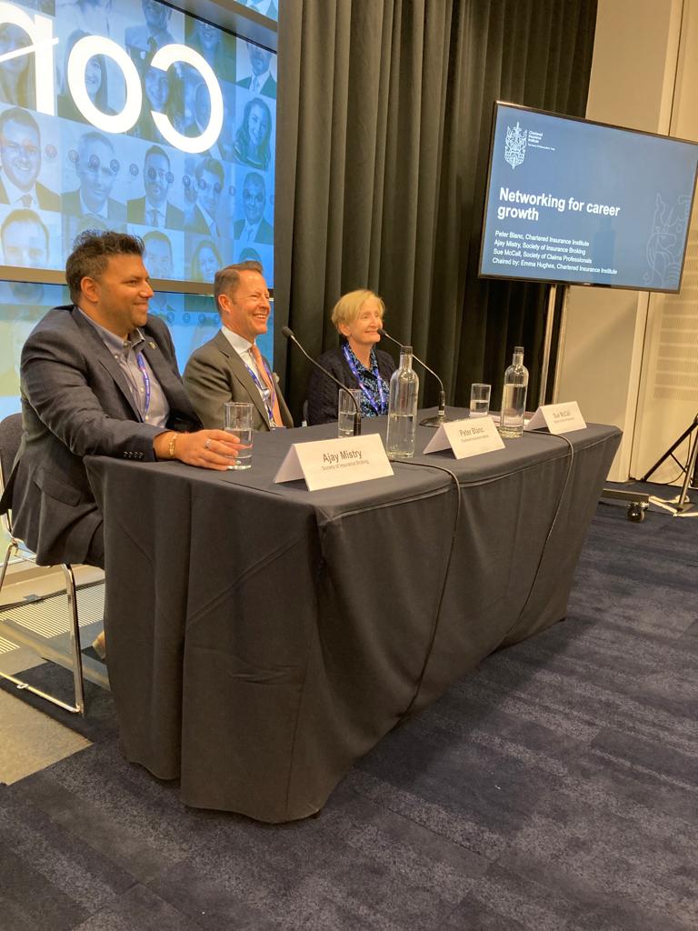 Insurance brokers need to step outside their comfort zone to achieve their networking aims, <a href="/PeterBlanc/">Peter Blanc</a> Chartered Insurance Institute President, reveals at CII’s Fringe session at #BIBA2022.

Find out how the CII can help you achieve your career goals by visiting CII stand F71.