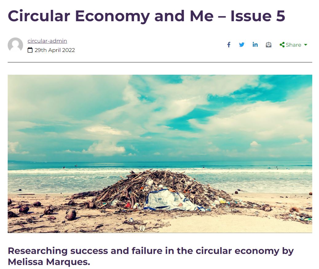 📢📢Website post announcement! 📢📢
We have a new issue for our 'Circular Economy and Me' online series, written my @melissacmarques, titled 'Researching success and failure in the circular economy' 
The post is available to read online now
👇♻️👨‍🔬🧑‍🔬👩‍💼🧑‍💼
circular-chemical.org/circular-econo…