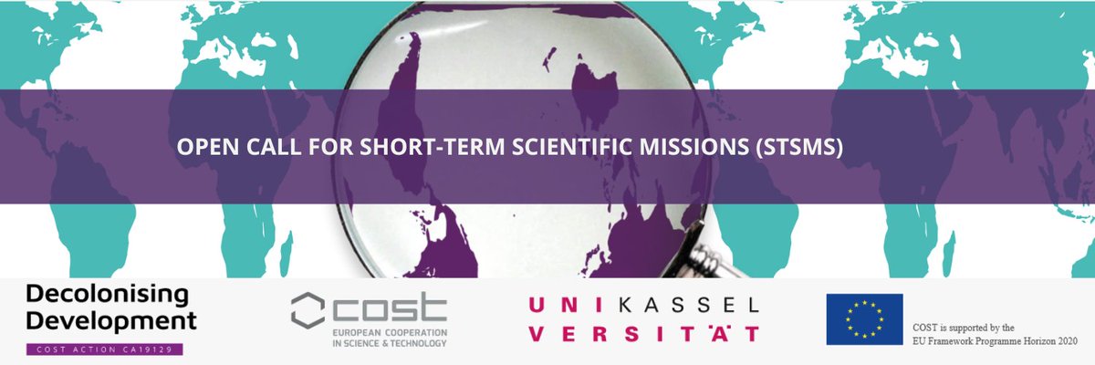 COSTDecolDEV's tweet photo. NEW CALL

Are you working on research around #decolonising #development? 
Are you an Early Career researcher or PhD student at an institution in Europe? 
Do you want to connect with/learn from like-minded scholars &amp; spend time collaborating? 

🔥Apply! 
📢https://t.co/sAFn1lZs1v https://t.co/viSwinqU02