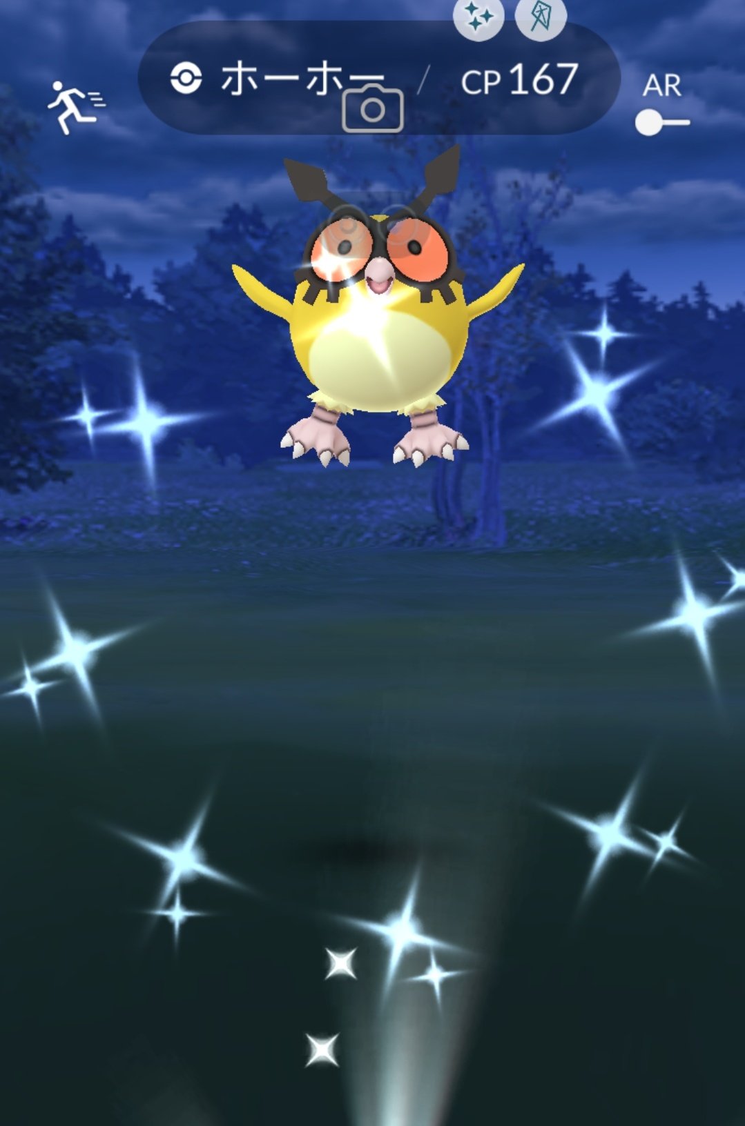 Hiro 昨日は ホーホーの色違いに出会いました ホーホー はしゃぎ過ぎ ポケモンgo ポケモンgo色違い T Co P5u7jqpmuu Twitter