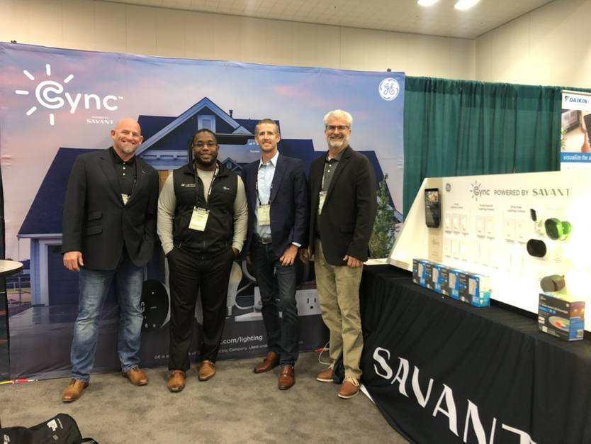 SavantHome's tweet photo. Ready for day 3 of #THBSPRING! Stop by and see us at Booth #407. #smarthome #hometech #homebuilder https://t.co/qprUan9zEc