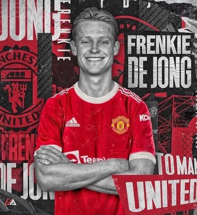 𝗕𝗼𝗻𝘀𝗼𝗶𝗿, 𝗥𝗲𝗱𝘀 👋

We have agreed a deal in principle for the transfer of Frenkie De Jong to Manchester United! 🔴⚪️⚫️

#MUFC