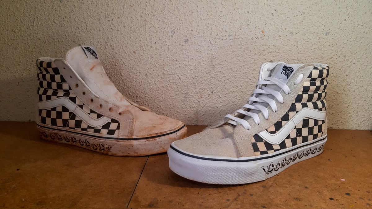 bespokesneakers's tweet photo. BEFORE AND AFTER https://t.co/GJnxPgwjUV