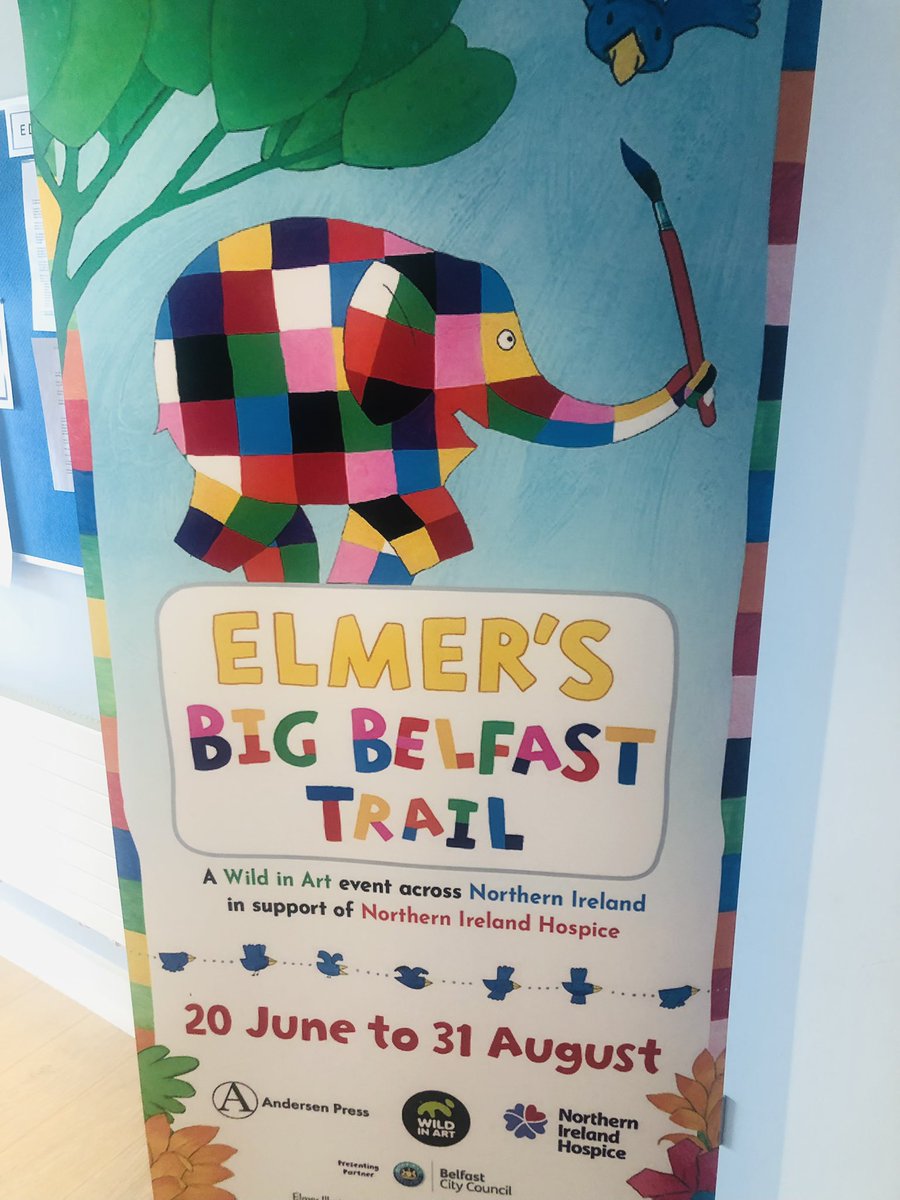 ursulafay's tweet photo. Great morning @NIHospice hearing all about the exciting opportunities for sponsors of @ElmerBelfast which is going to be a fantastic attraction for Belfast and beyond this summer! #elmersbigbelfasttrail #nihospice #events #tourism #wildatart #trailblazers https://t.co/rDC3qvtDDo