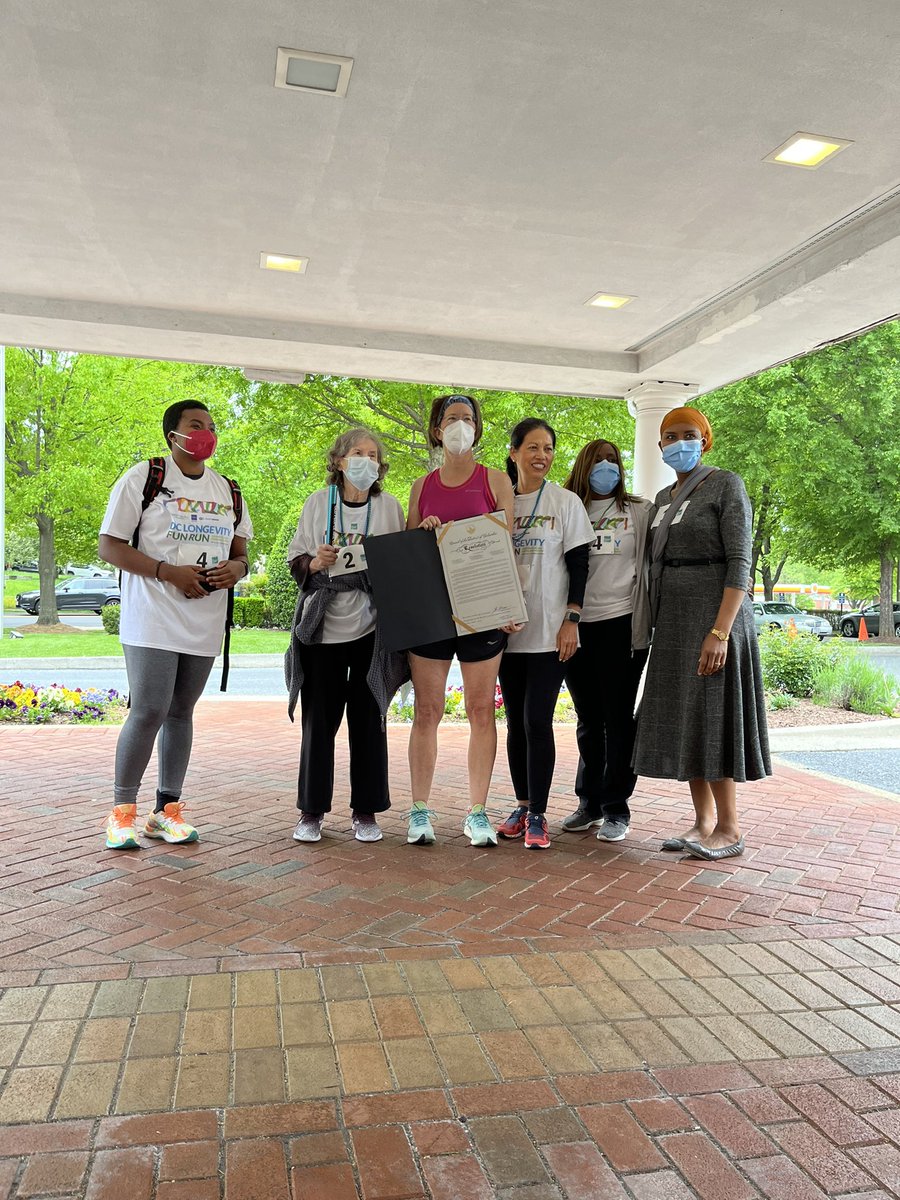 linkedsenior's tweet photo. Here we go! Follow us at #LongevityFunRun and #OldPeopleAreCool for race updates today!! @TinaSandri @the_beacons @mcknightsltcn @thischairrocks @MurielBowser #gerotwitter #OlderAmericansMonth https://t.co/e3wFvoQXIG