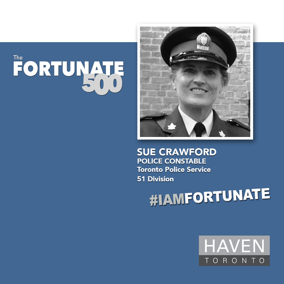 HavenTorontoCA's tweet photo. “The average person in Toronto doesn’t realize the extent of the homeless issue. We see how bad it can be.” –PC Susan Crawford, 51 Division, and member of #TheFORTUNATE500
About The FORTUNATE 500 ➤ https://t.co/biiIU6othy
#IAMFORTUNATE
#community
#PoliceWeekON https://t.co/IsgFNn0HH3
