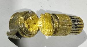 PIB_India's tweet photo. Directorate of Revenue Intelligence seizes 61.5 kg gold concealed in Triangle Valves imported at Air Cargo Complex, IGI Airport, New Delhi

The recovered gold, found to be of 99 percent purity, has been seized.

Read: https://t.co/2uRS0sHObT https://t.co/GRYEY3L5MW