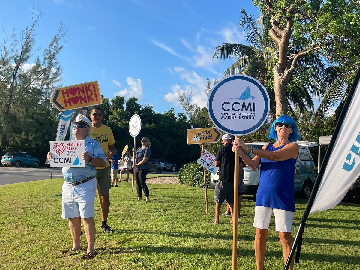 Island_Heritage's tweet photo. It’s Day #2 of our annual CharityDrive, all you have to do is drive by the Island Heritage roundabout and like and share our posts to show your support for the Central Caribbean Marine Institute (CCMI). 

#CharityDrive2022 #centralcaribbeanmarineinstitute #reefresearch https://t.co/q0ZEMUxWBg