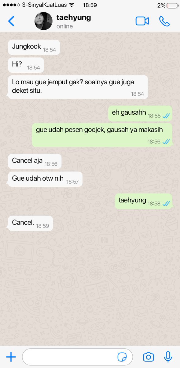 arkeeshiaa's tweet photo. taekook sometweet au 

"jangan salahin gue. salahin aja cowo lo yg belum bisa move on sama gue" https://t.co/D4fYoValfU