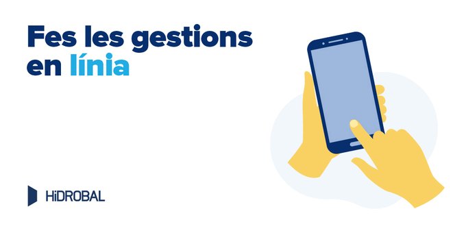 📄 Necessites fer un canvi de titular en el contracte de l'aigua?

Accedeix a la nostra pàgina web i realitza qualsevol gestió de forma còmoda i ràpida, a qualsevol hora i des de qualsevol dispositiu. 

👉 hidrobal.net/ca/totes-les-g…