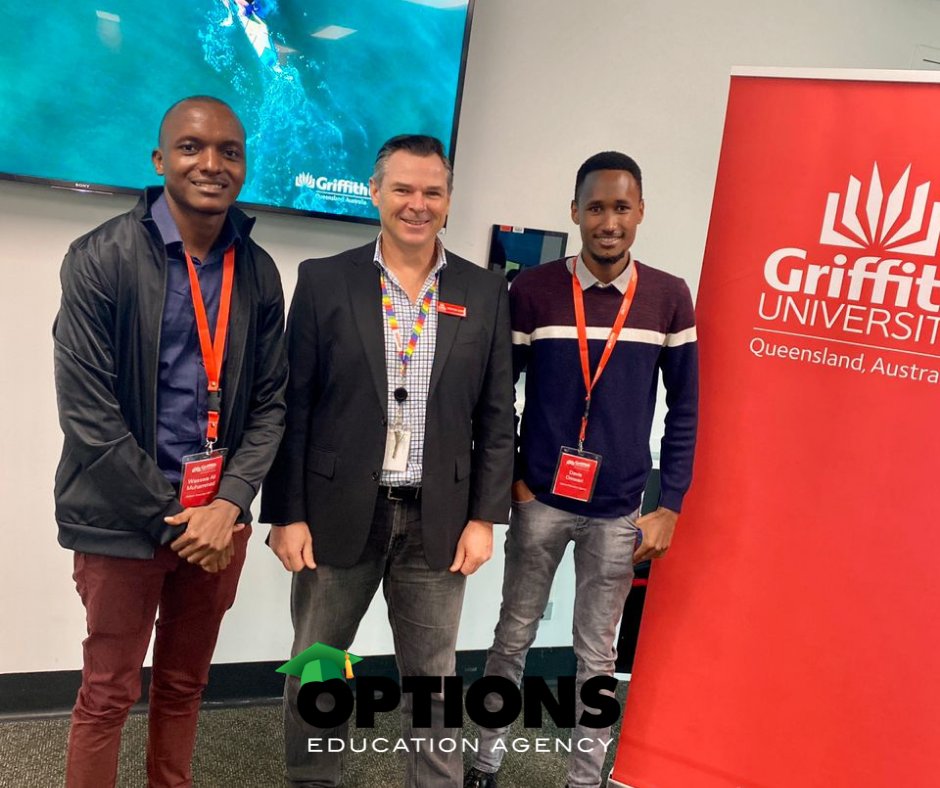 optionsED's tweet photo. Our East African team touring @Griffith_Uni,Queensland.
https://t.co/eViqwClEwx
#GriffithUniversity #WhereYourJourneyBegins #StudyAbroad #StudyGoldcoast https://t.co/sIyUAd6s5q