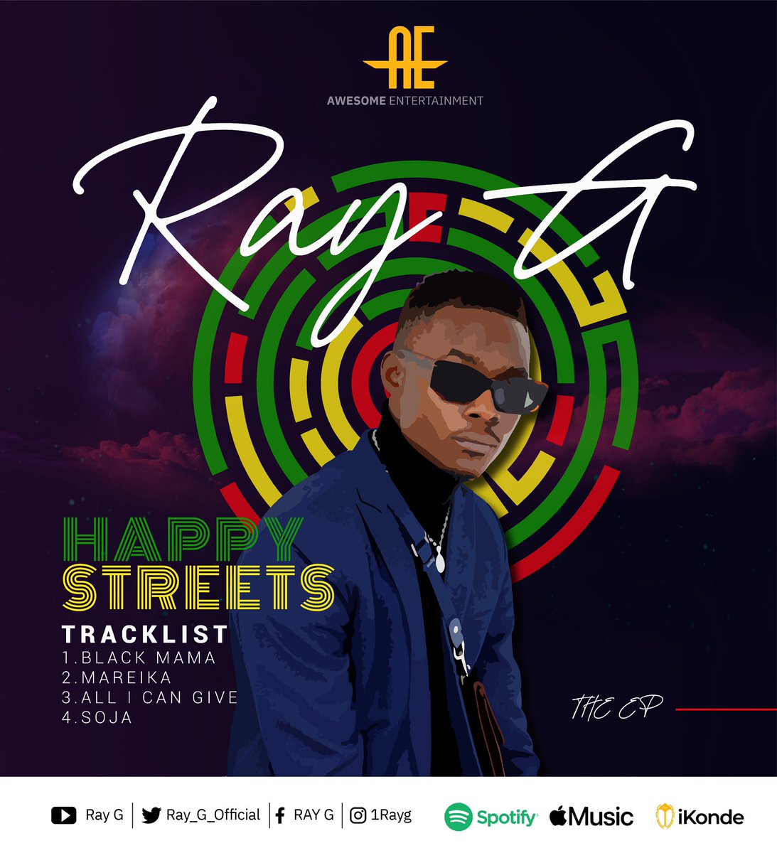 Ray_G_official's tweet photo. I can't wait to give u this one!#HappyStreetsEP is coming thru.
Reggae lovers we are sortedโ๏ธ
#FeelGood #RayGLiveConcert... https://t.co/7pDpy5hIWV