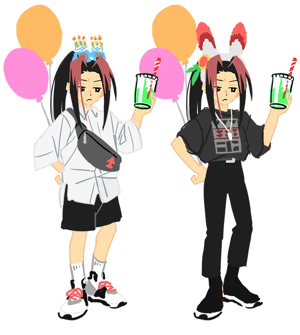 間に合わなかったけど服考えたりラフを沢山描いたからそのうち描くと思う 