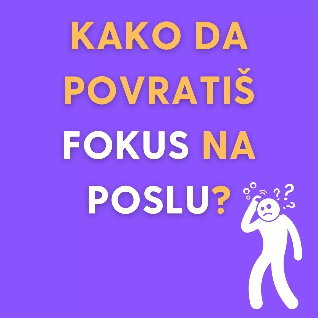 DA li i ti gubiš fokus tokom radnog dana? 😏👇👇👇
bit.ly/3sv3sH1