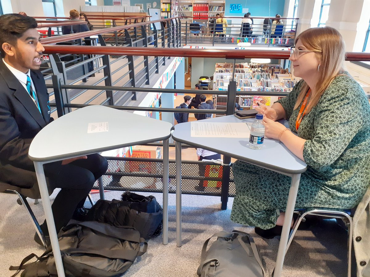 NinestilesTeam's tweet photo. It has been a pleasure to invite Employers/Businesses back to Ninestiles for the Year 10 Mock Interviews   @Ninestiles  #BirminghamSchool #respect, #commitment, #achievement #AspiretoExcellence https://t.co/PztERzYbFi
