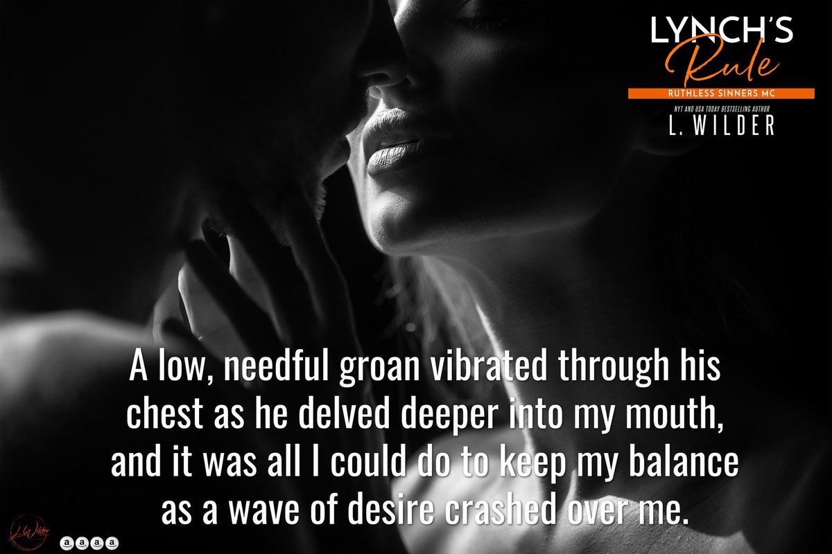 #𝙉𝙚𝙬𝙍𝙚𝙡𝙚𝙖𝙨𝙚 Lynch's Rule: Ruthless Sinners MC by L. Wilder is #𝙇𝙞𝙫𝙚
Amazon US: amzn.to/392KIYF
Amazon UK: amzn.to/3FrNjri
Amazon AU: amzn.to/3MYg5lO
Amazon CA: amzn.to/3kLQcti
Goodreads: bit.ly/3vuBtrH