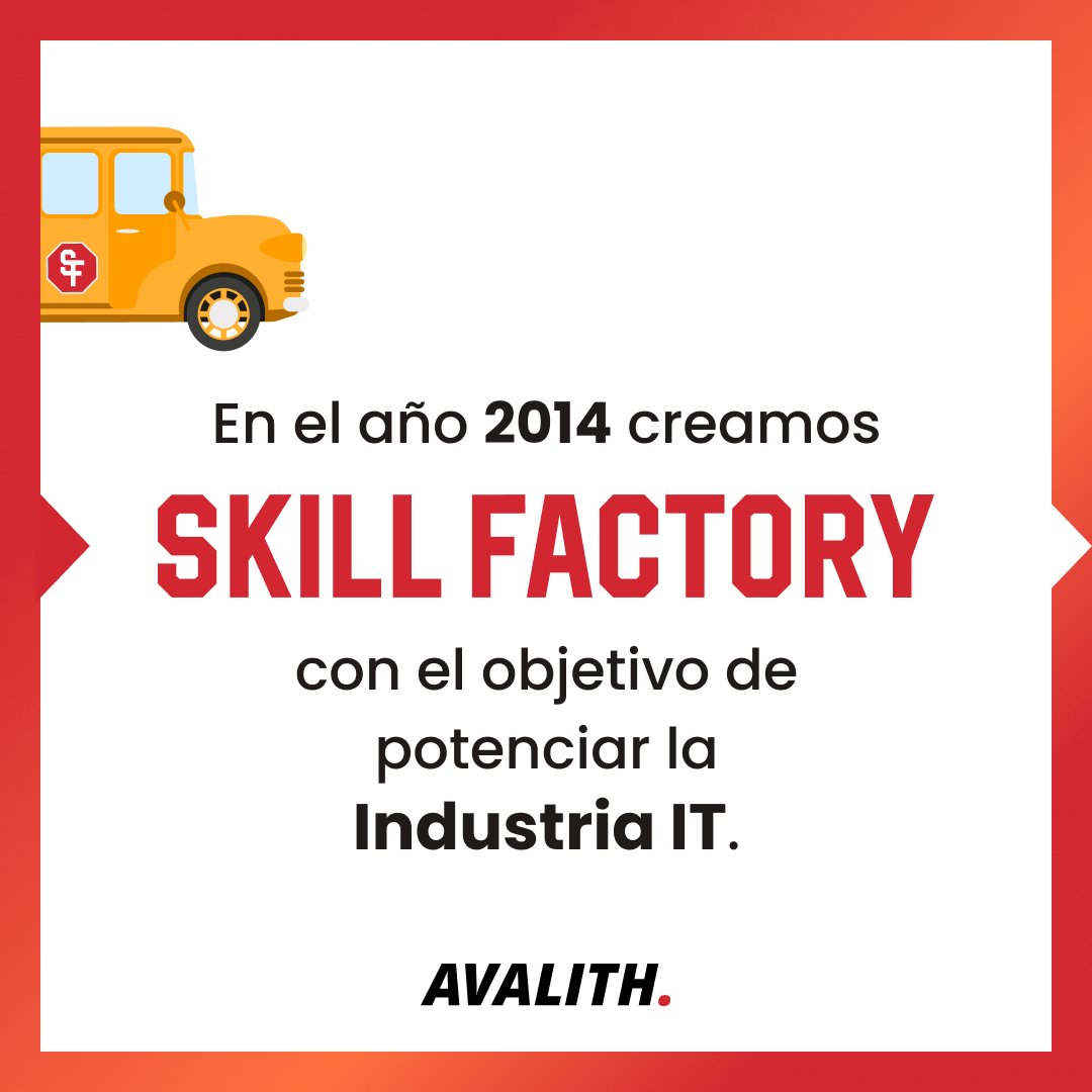 HolaAvalith's tweet photo. 🚀 Llega un nuevo #SkillFactory de #Avalith. 🚀 
Un programa intensivo que te ayudará a mejorar tus habilidades para convertirte en desarrollador de software front-end o back-end.
➽ Aplica ahora y conviértete en un #Skiller https://t.co/iS4hbIVME2 

#Node #React https://t.co/Y0aa0TAyjI