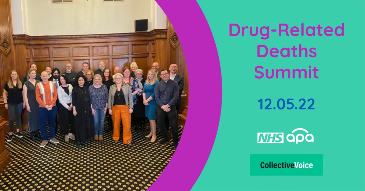 NHS_APA's tweet photo. Great to see so many organisations come together at today's Drug Summit hosted by @NHS_APA  &amp; @collect_voice 

Some much-needed conversations are taking place, about how we can work together to help those experiencing #addiction. https://t.co/cXNEEySRAF