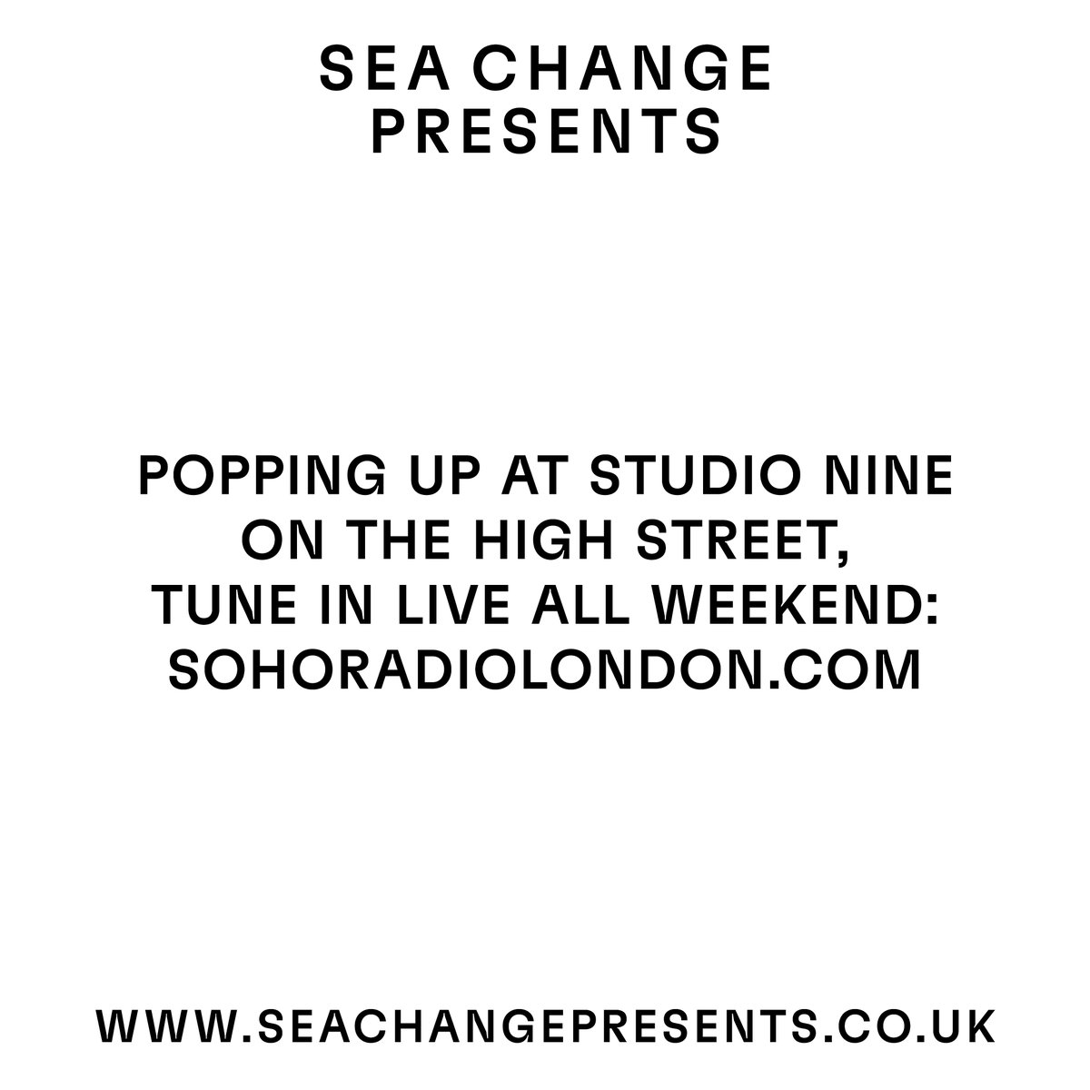 sohoradio's tweet image. We're delighted to be heading back to @tweetseachange in Totnes, broadcasting LIVE 27th - 29th May.  

Featuring guests; @jamesendeacott, @LoudAndQuietMag, @RoughTradeBooks, @heavenlyrecs, Emma Warren &amp;amp; more.

Full schedule to be announced.

🎟 Join us: bit.ly/3ysgid4.