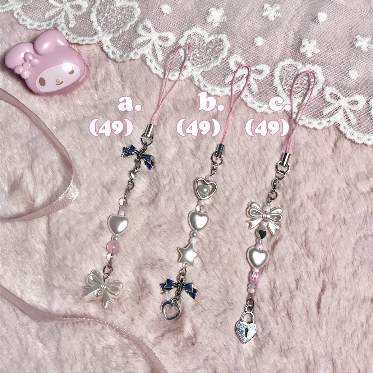 Lemonpiest0re's tweet photo. pls kindly rt
ขายหมดสุ่มแจก 40 บาท ♡

heart-made keyring ❀🧚🏻💉
shipping 25 baht

mention or dm💌
#พวงกุญแจลูกปัด #ตลาดนัดsanrio https://t.co/mQ1H4itSrG