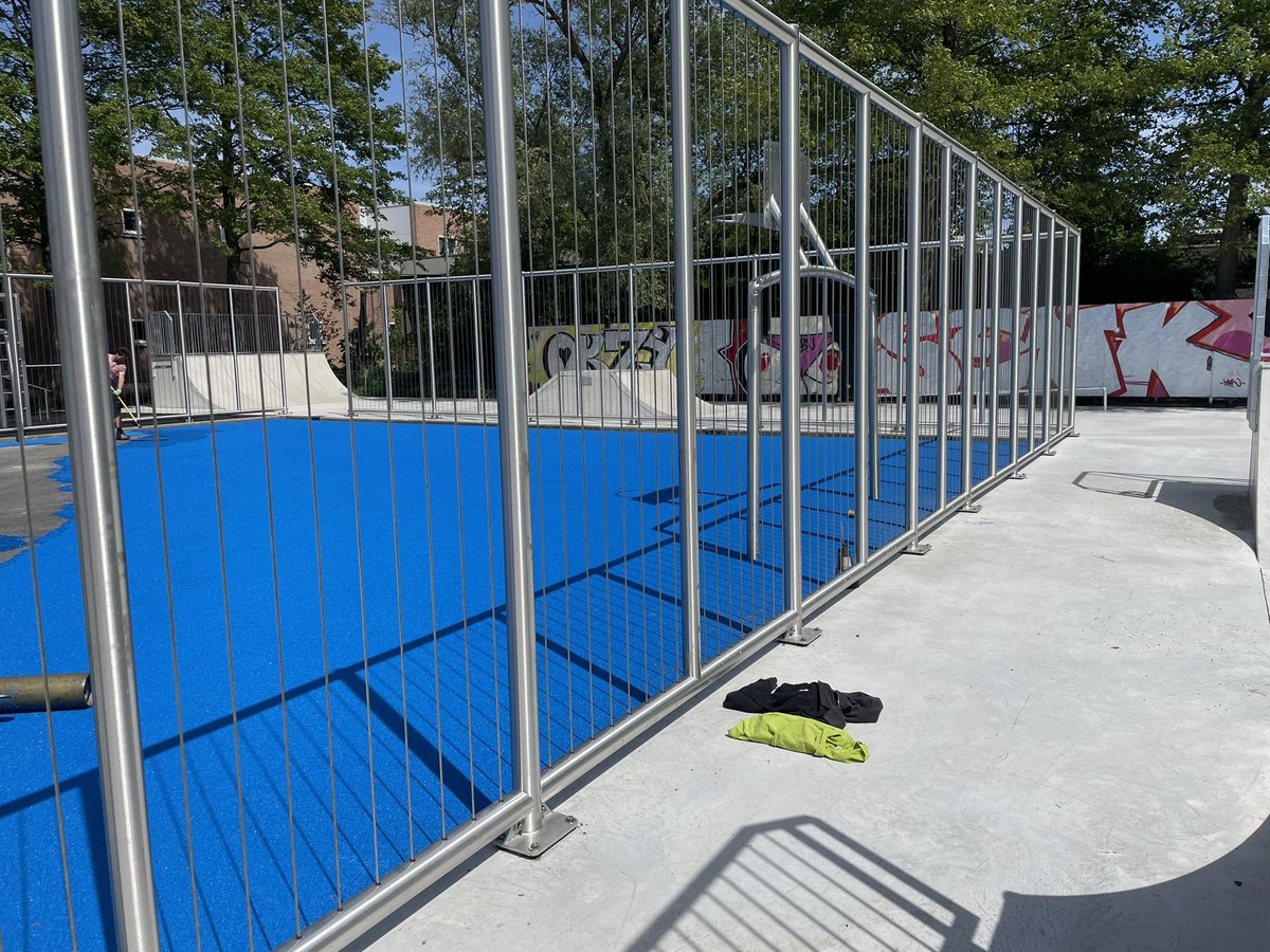 Het nieuwe skatepark aan de Mient is bijna klaar.<a href="/GemeenteDenHaag/">Gemeente Den Haag</a>