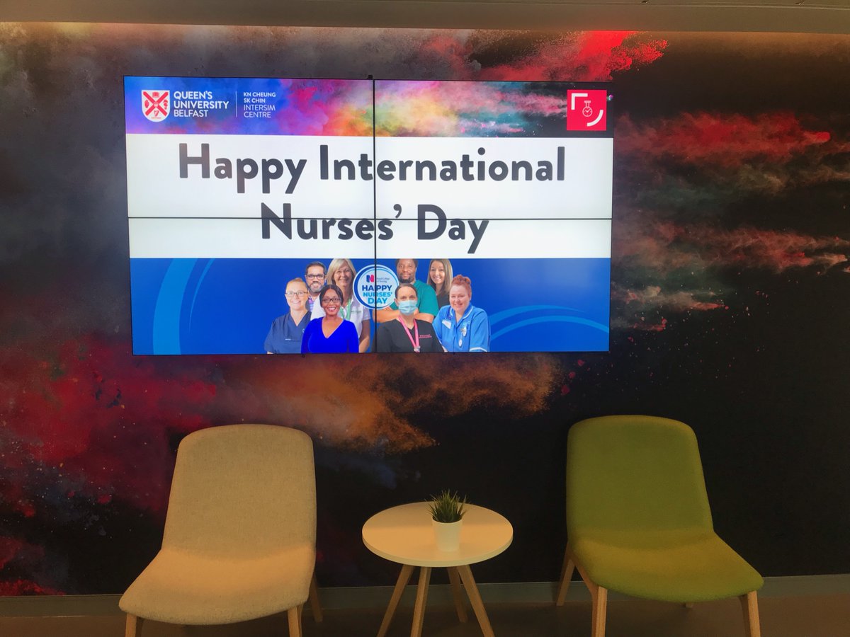 QUBInterSim's tweet photo. Happy International Nursing Day to our amazing colleagues at @QUBSONM @theRCN
Thank you for all of your hard work from the #InterSim team #NursesDay2022 https://t.co/g3QEOfzhC2
