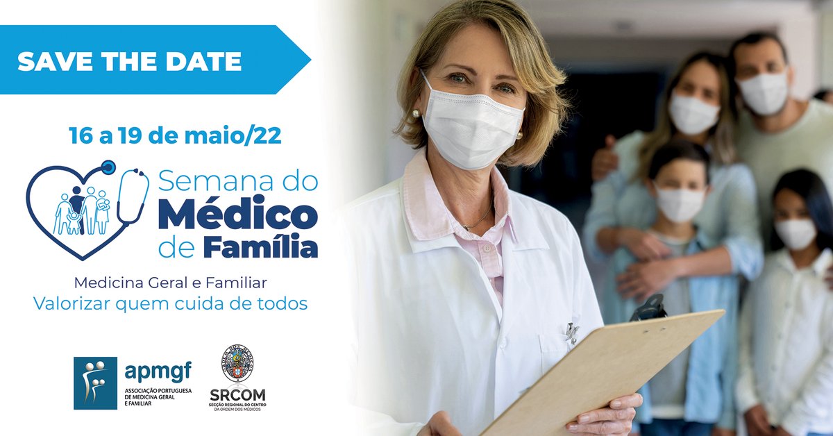 apmgf's tweet photo. A SRC da OM, em parceria com a APMGF, decidiu celebrar a efeméride do Dia Mundial do Médico de Família com várias iniciativas a realizar na zona centro, entre os dias 16 e 19 de maio e que formarão a Semana do Médico de Família... #SRCOM #APMGF #WFDD2022 https://t.co/PLtIMnNPW9 https://t.co/yurAbPTCWu