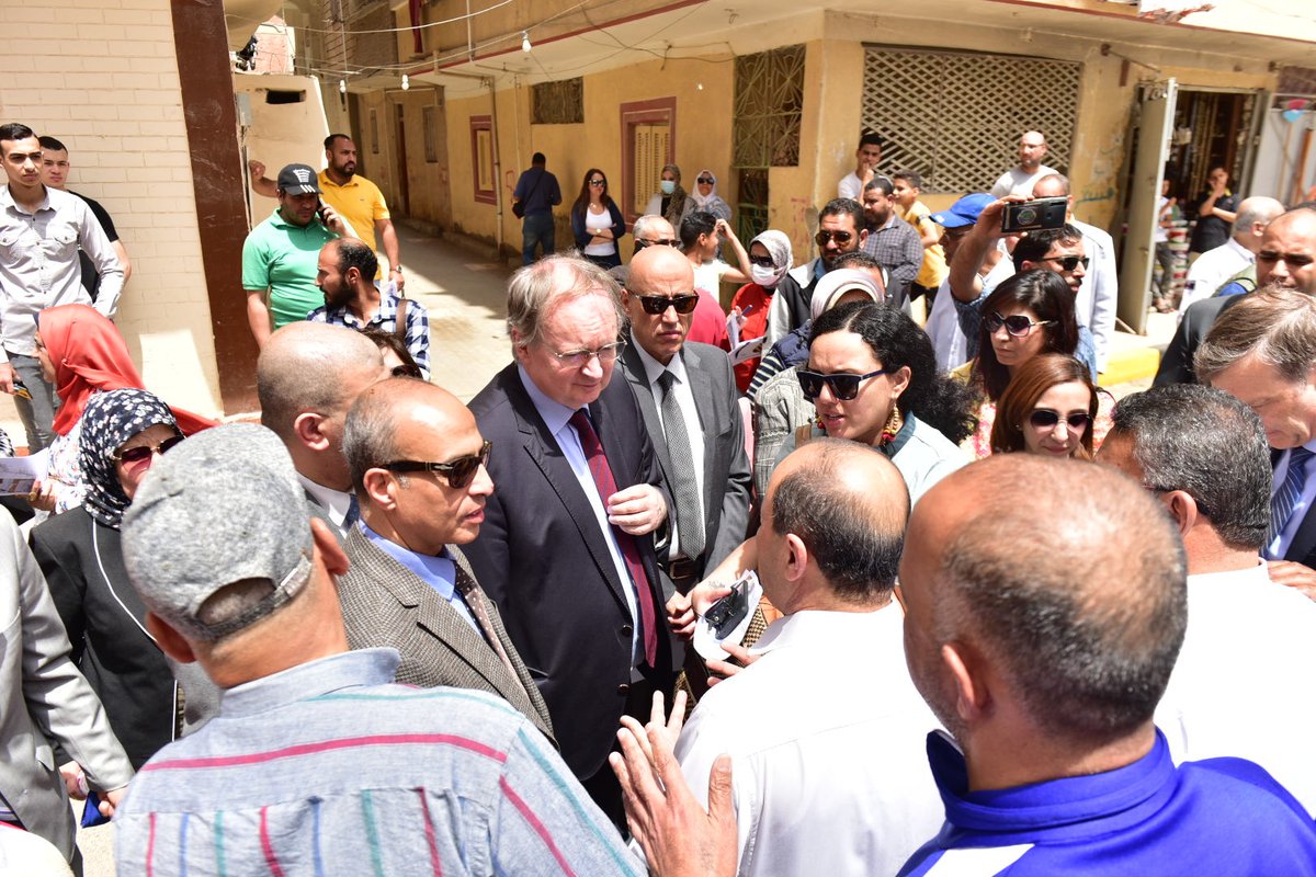 EUinEgypt's tweet photo. 2- Ambassador Chriatian Berger said Team Europe and Egypt partner to achieve green and sustainable development through efficient use of resources leaving no one behind. He added “It is always good to meet with the beneficiaries and see the impact of our work. “ https://t.co/P8VSHWPcXh
