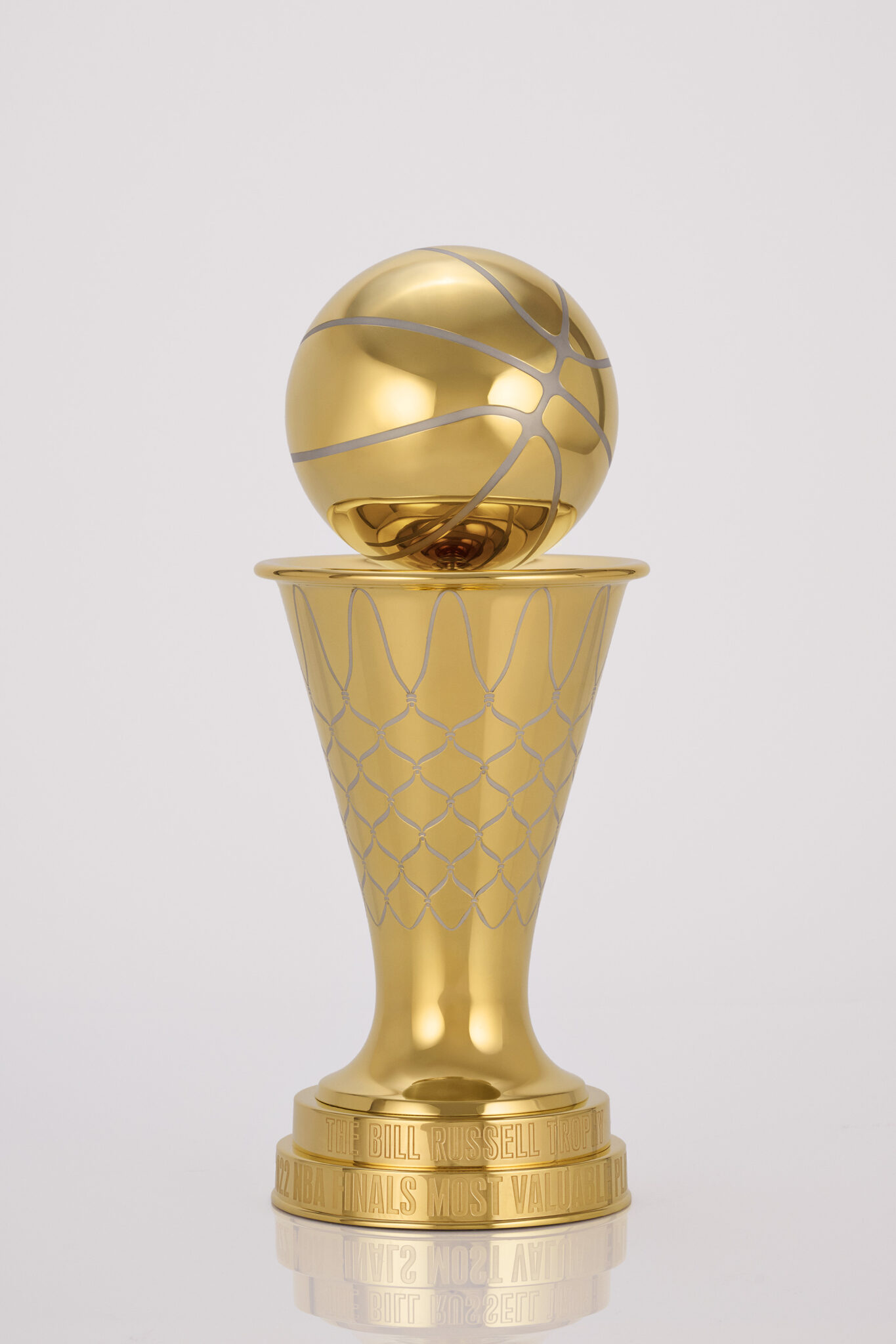 Ballislife.com on X: The redesigned Bill Russell Trophy, which is