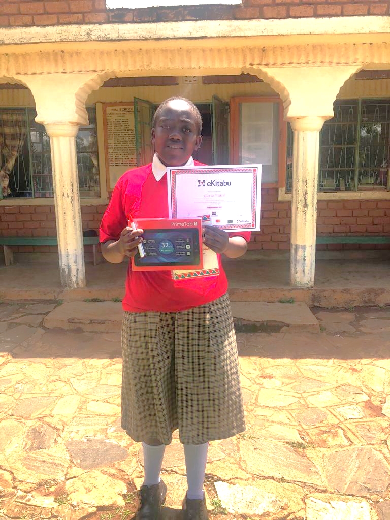 ekitabu's tweet photo. Congratulations to Gloria Wakoli, Digital Essay Competition 2021 winner in the German category. Gloria is a student at PHIM Primary School in Bungoma County. #DECwinners #essaywriting https://t.co/Qag0ujX49Y https://t.co/mtVbLmRaig