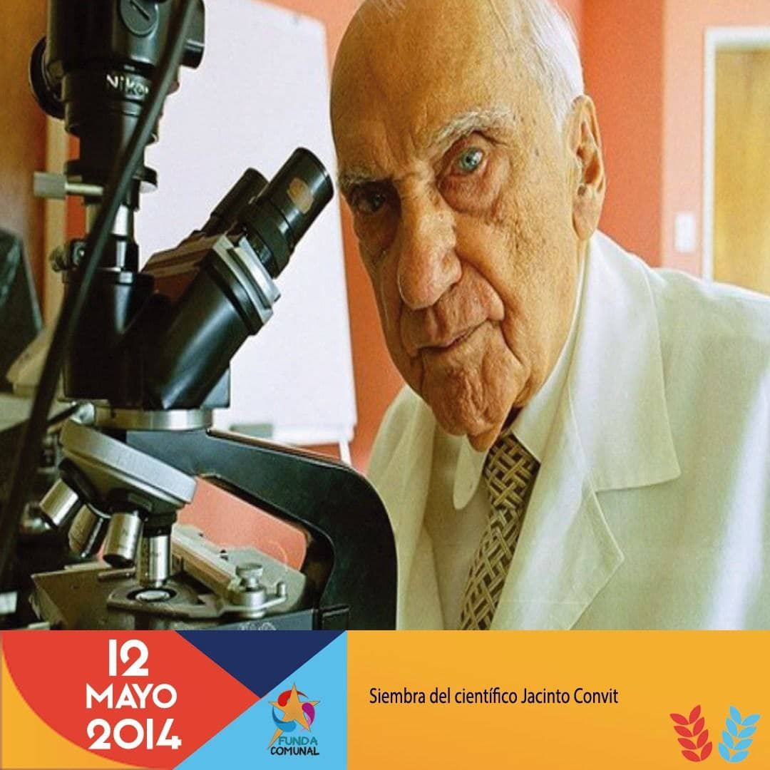infocomunalZU's tweet photo. #12Mayo2022|| MPPCyMS/ FundaComunal

Tal día como #HOY fallece el Dr. Jacinto Convit, quien será recordado como uno de los venezolanos más universales gracias al desarrollo de la vacuna contra la lepra.

#NuestraAméricaUnida https://t.co/8EJHWJNbAf