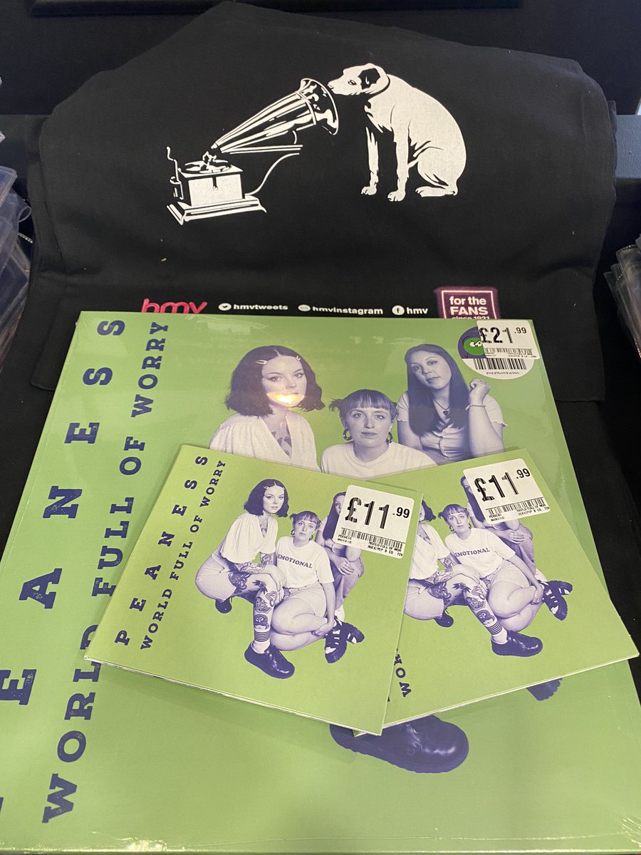 Absolutely loving the new <a href="/PeanessBand/">Peaness</a> debut album. Got a feeling we will be listening to this one all summer long . It’s pure indie pop heaven. 
#hmv #newmusic #indie #peaness #worldfullofworry #vinyl #cd
