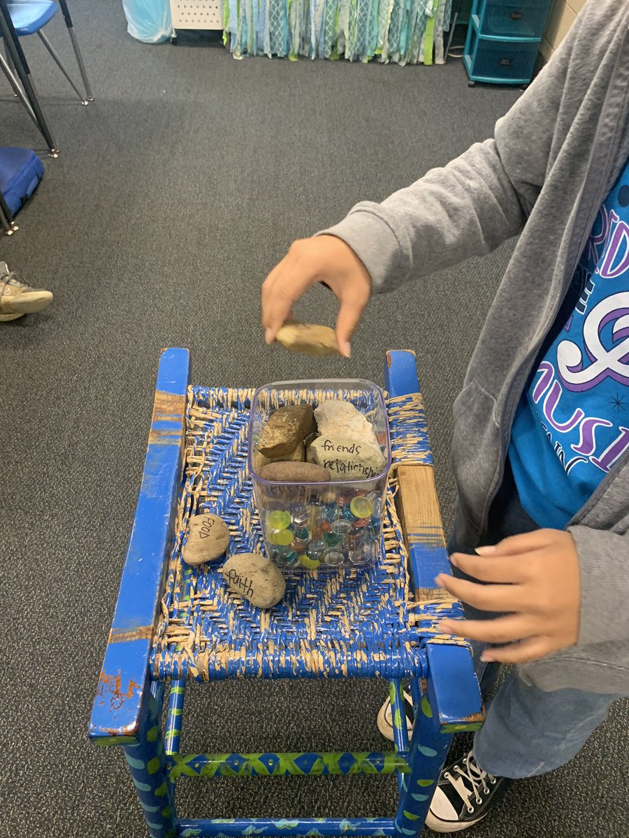 RP_Leadership's tweet photo. Finishing the year strong with a reminder to put ‘first things first’ @TheLeaderinMe Habit 3. Ss tried to fit their big rocks into their day, but when we prioritize what’s really important, we use our time and talents more effectively! #bigrocksfirst @RichPondElement ❤️🐾 https://t.co/gedeColILj