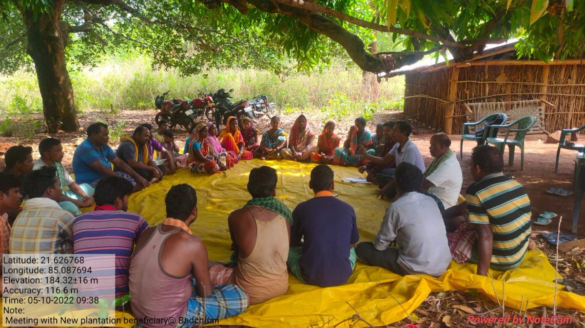scstdevdept's tweet image. Palli Sabha was conducted on mango plantation in convergence with MGNREGA with 17 beneficiaries for cultivation in 30 acres of land, Badchuan village, Lahunipara block under ITDA Bonai.

@CMO_Odisha @TribalAffairsIn @SecyChief @IPR_Odisha 

#PRAYAS #STSCDEV  #tribal