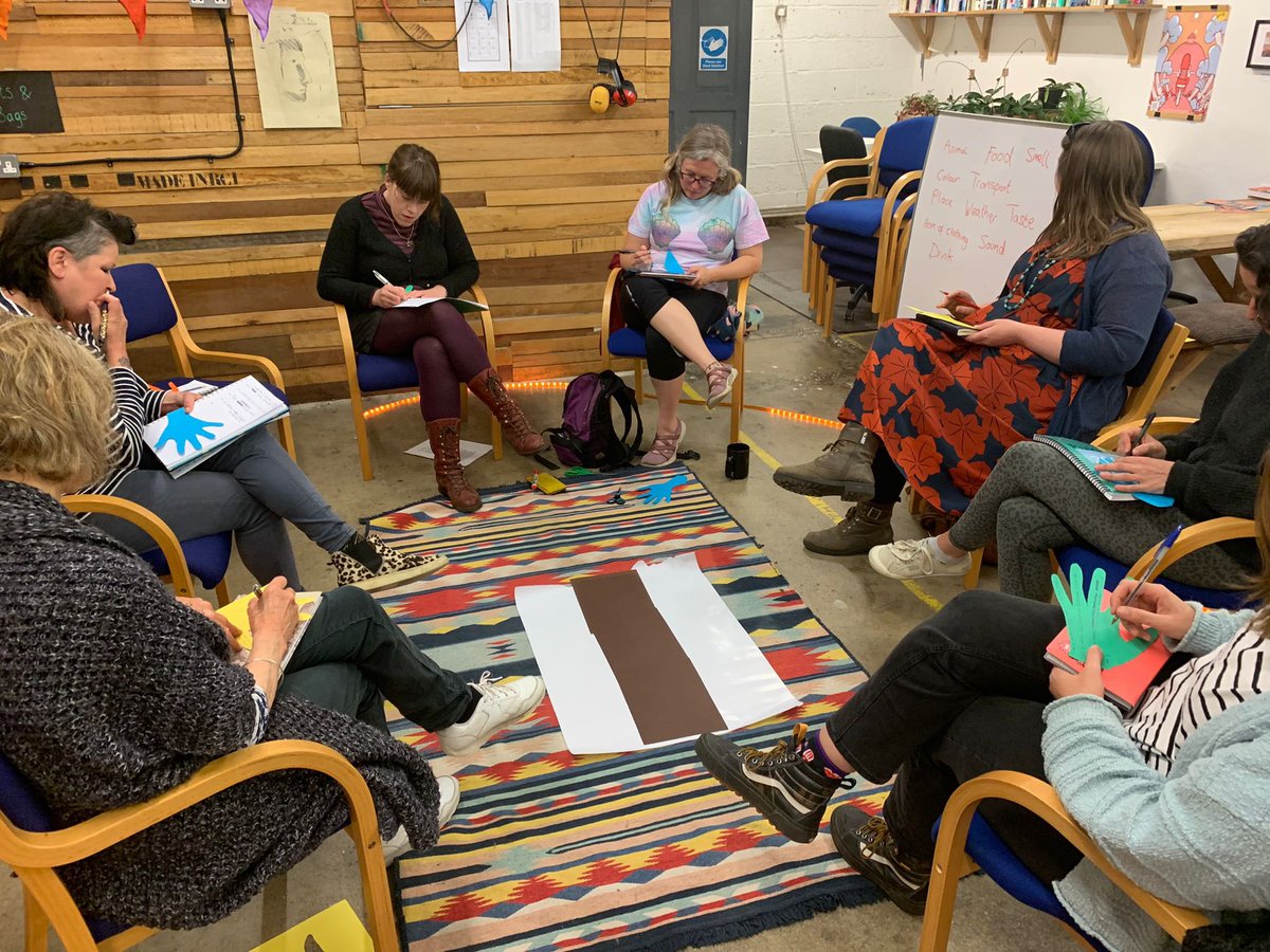 LivTorc's tweet photo. From power animals to palm trees!
Another lovely session of #BigGirlsVillage - enjoying relearning some of the basic human things lockdown took from us… friendship, community, how to laugh and write together.
#womenwritinglockdown
@SarahPedersen2 @WomenLockdown https://t.co/IUfhCtpT6C