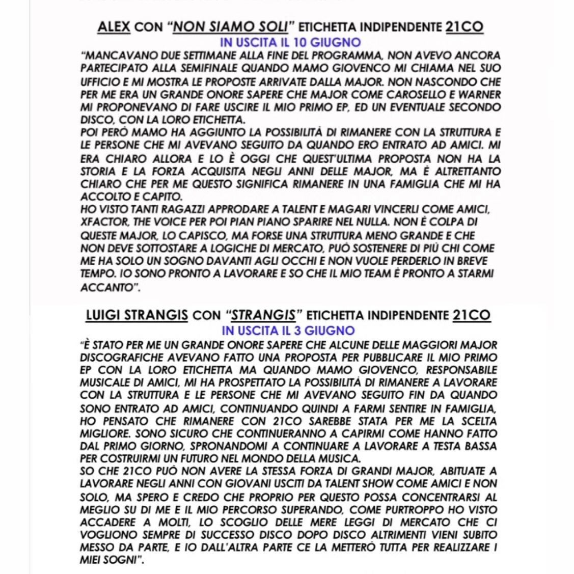 Sonia2174531041's tweet photo. Cari leoni di tastiera e a chiunque ha avuto da ridire, leggete bene!
I ragazzi #alexeluigi han scelto loro!
Prima di aprire bocca informatevi sulla differenza di etichetta e casa discografica!
Ah!Sciacquatevi la bocca prima di parlare di lei! #GiordanaAngi 
#giordana
#21co https://t.co/O10KRvyU0g