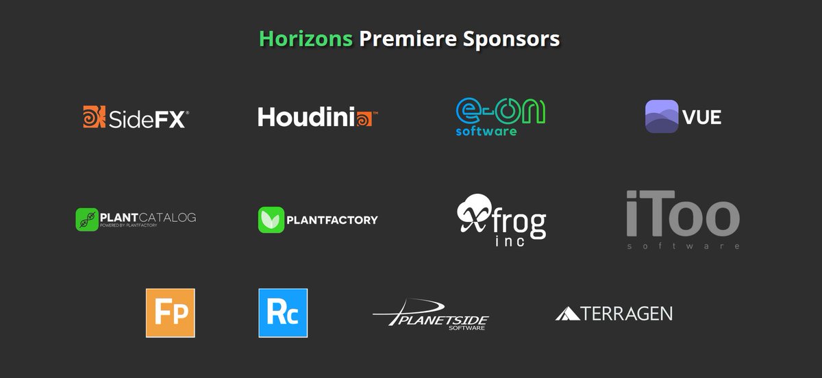 NwdaGroup's tweet photo. "HORIZONS" 3d Challenge Open Thru 07/04/22
https://t.co/o2ggNOm21r
Grand Prizes $6800 of software prizes
Many Tks to sponsors. E-ON-Vue-Plantfactory-PlantCatalog, Teragen , Xfrog Plants, SideFX-Houdini, iToo-Forest-Pack-Railclone
#sidefx #e_onsoftware #terragen #itoosoft #xfrog https://t.co/FBB7i0puBr