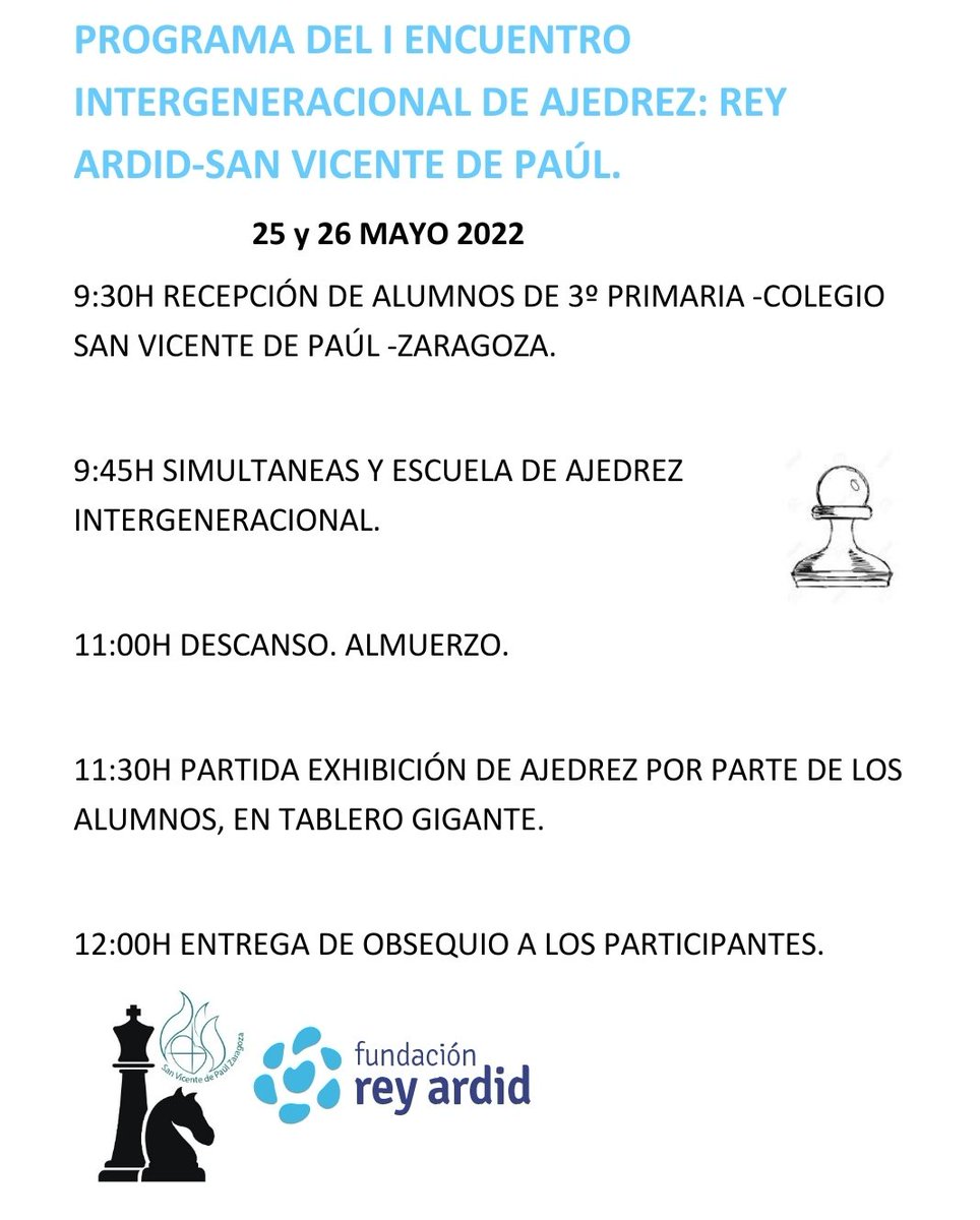 paulaszaragoza's tweet photo. ¿Se puede aprender a jugar al #ajedrez con más de 90 años? Claro que sí, y si además, contamos con los mejores profes...mejor que mejor. #ajedrezintergeneracional @SVP_Zgz @GrupoReyArdid @ajedrezescuela https://t.co/zD5hi26ggO