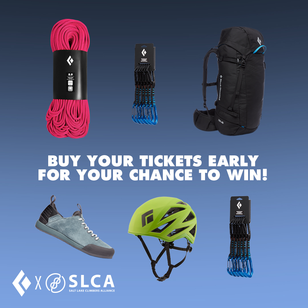 SLClimbers's tweet photo. Don't forget, early ticket holders for our 20th Anniversary Fundraising Party on June 2nd will be entered for a chance to win an $800+ value climbing kit from Black Diamond.

Get your tickets ($35 in advance and $40 at the door) via the link below!

https://t.co/j3Sp1DGqeC https://t.co/z9IisvamlQ
