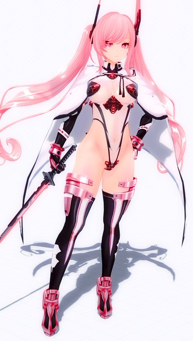 ちょっと脚長くした
ヒールっぽい靴履いてるしこんなもんやな^.^ペロペロ 