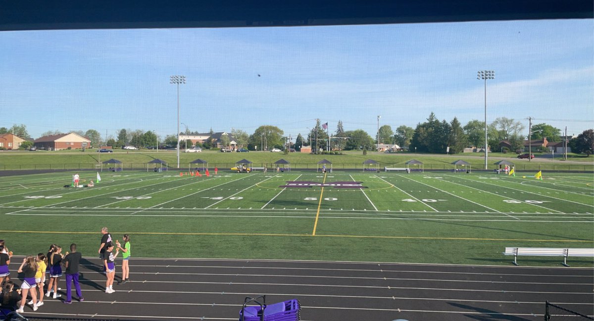 The set up is well underway!!! Middie Olympics 2022💜